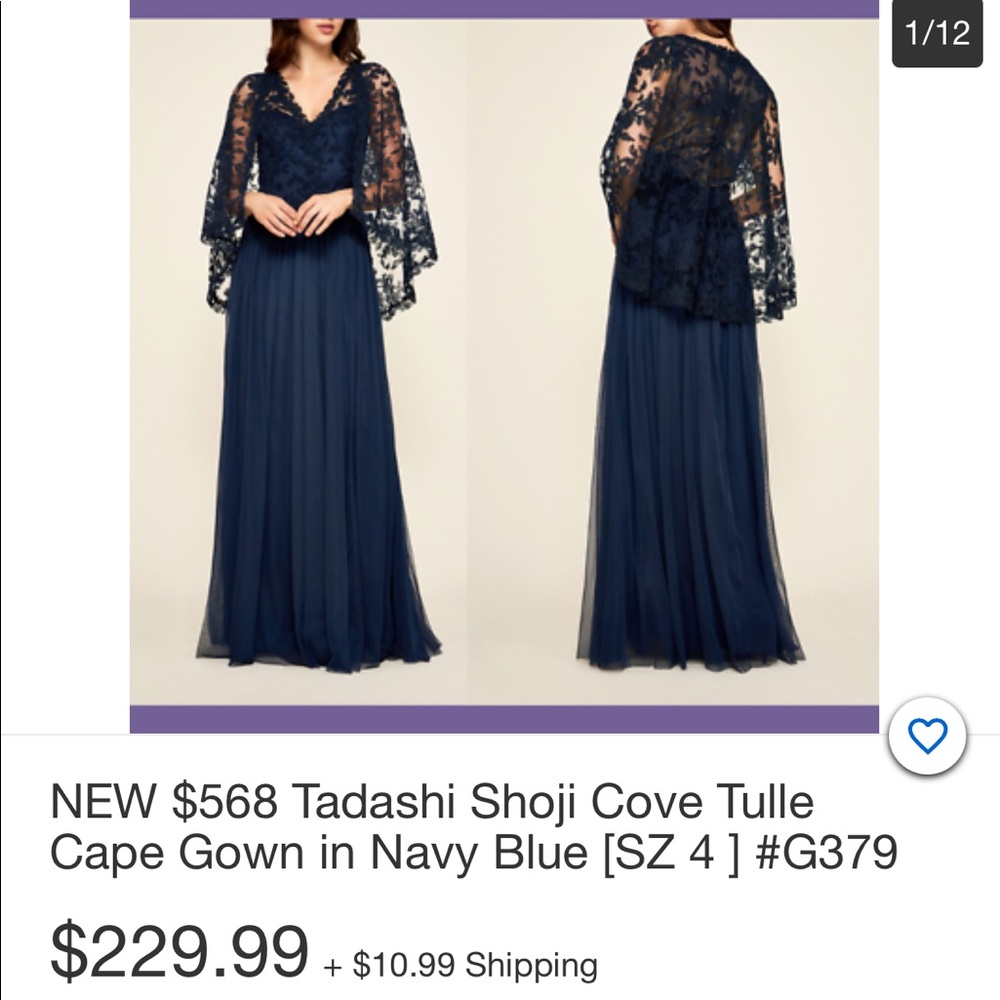 Tadashi Shoji designer gown